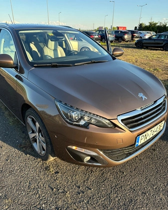 Peugeot 308 cena 35900 przebieg: 157715, rok produkcji 2014 z Konin małe 781